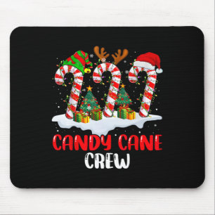 Candy Cane Crew jul rolig familj matchande kläder Musmatta