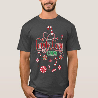 Candy Cane Crew jul roliga godisar sötsaker Xma T Shirt