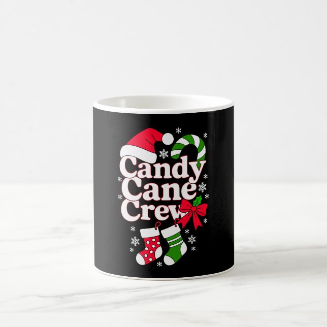 Candy Cane Crew jul Santa hatt Snöflinga Kaffemugg (Center)