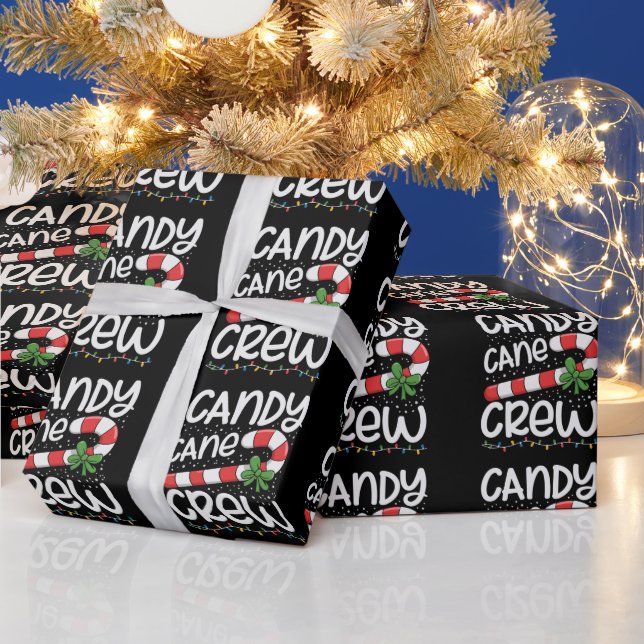 Candy cane Crew-julfamiljen Julafton Helgdag Presentpapper (Helgdagar)