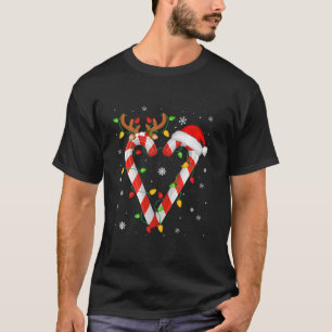 Candy cane Crew jultomten Ljus Julafton Kids B T Shirt