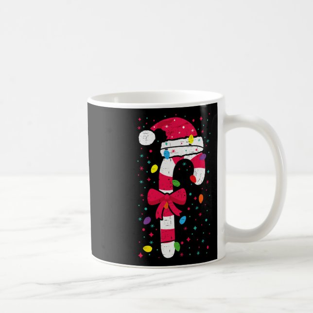 Candy cane Crew-Ljuset-julfamiljen som matchar X Kaffemugg (Höger)