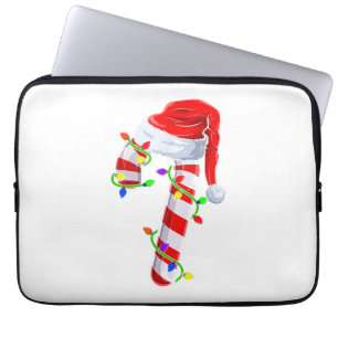 Candy cane Crew-Ljuset-julfamiljen som matchar X Laptop Fodral