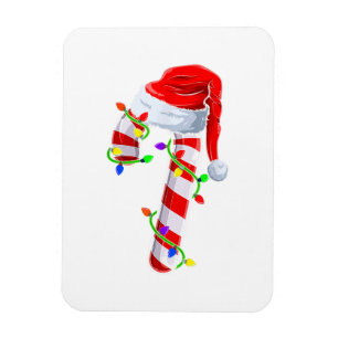 Candy cane Crew-Ljuset-julfamiljen som matchar X Magnet