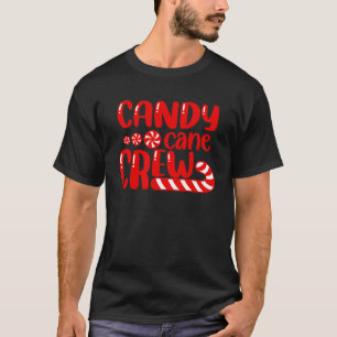 Candy cane Crew Matching Family Group Candy Älskar T Shirt