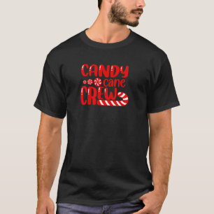 Candy cane Crew Matching Family Group Candy Älskar T Shirt