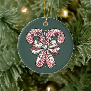 Candy Cane Crew Propert Christmas Jul Julgransprydnad Keramik