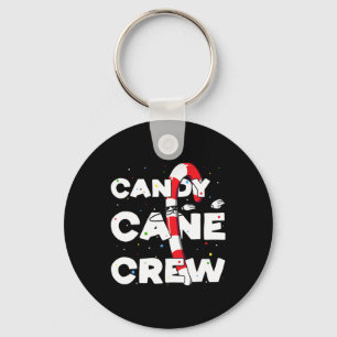 Candy cane Crew Roligt jul Kandy Älskare Danning Nyckelring