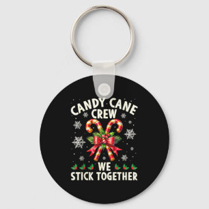 Candy Cane Crew Vi Håller Sammant Christmas Kostym Nyckelring