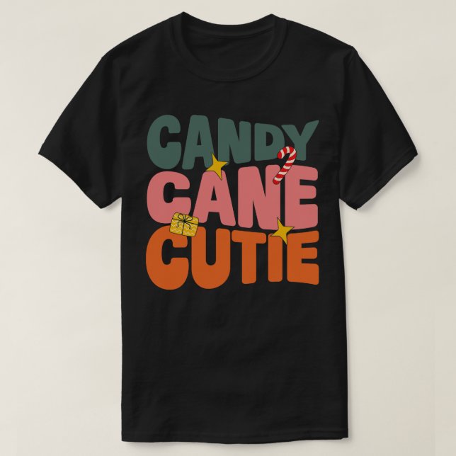 Candy cane Cutie 2 T Shirt (Design framsida)