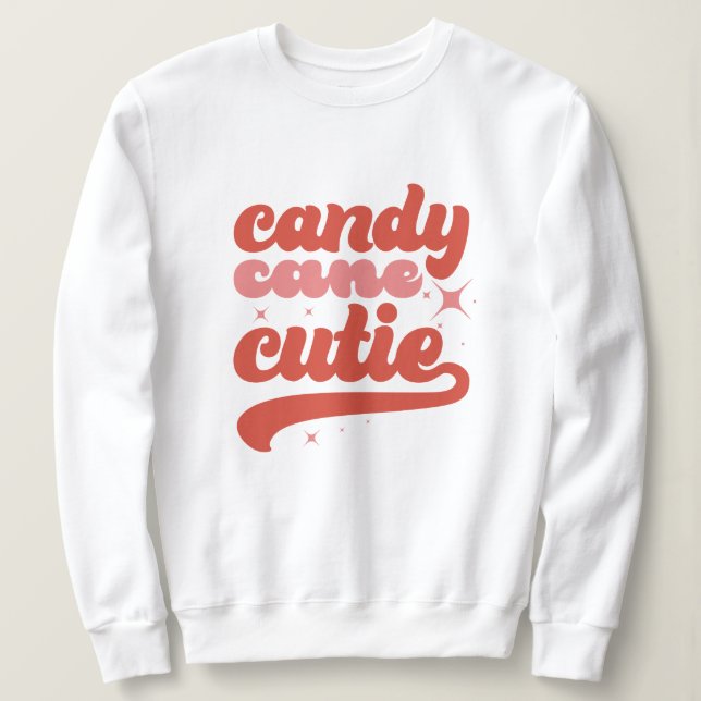 Candy cane cutie christmas t shirt (Design framsida)