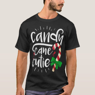 Candy cane Cutie-julbutiksstudentfamiljen T Shirt