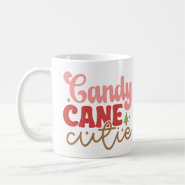 Candy cane Cutie Retro Groovy-Helgdagarna i julaft Kaffemugg
