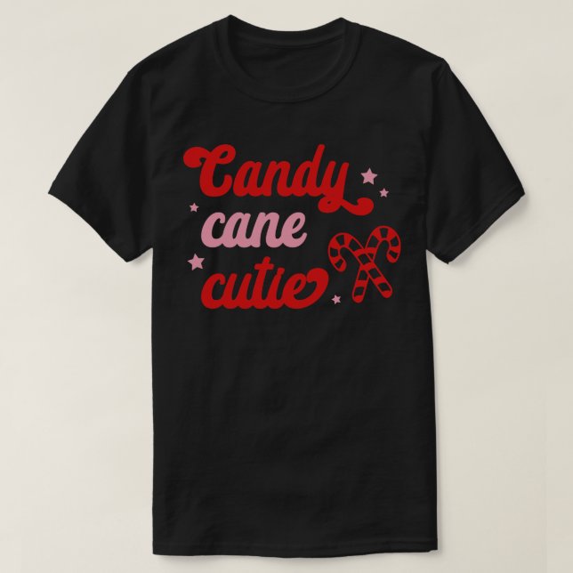 Candy cane Cutie T Shirt (Design framsida)