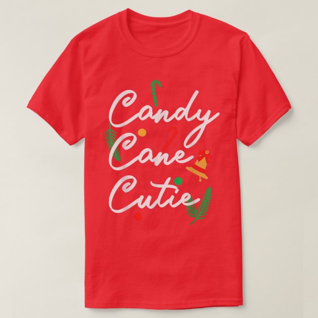 Candy cane Cutie T Shirt (Design framsida)