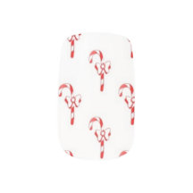 Candy Cane Delight Minx Nagelband