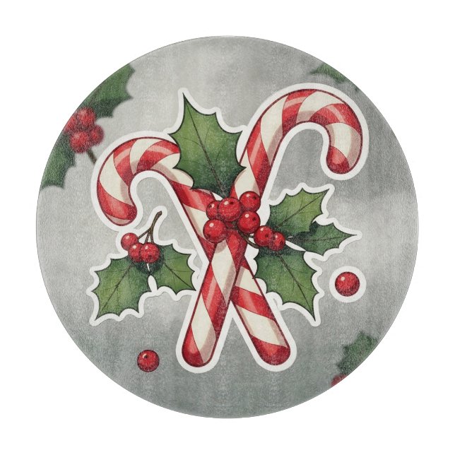 🎄 Candy Cane-Duo Jul Kök Dekoration Present 🍬 (Framsidan)