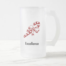 Candy cane Excellence Frostat Ölglas