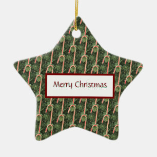 Candy Cane Foto Ornament