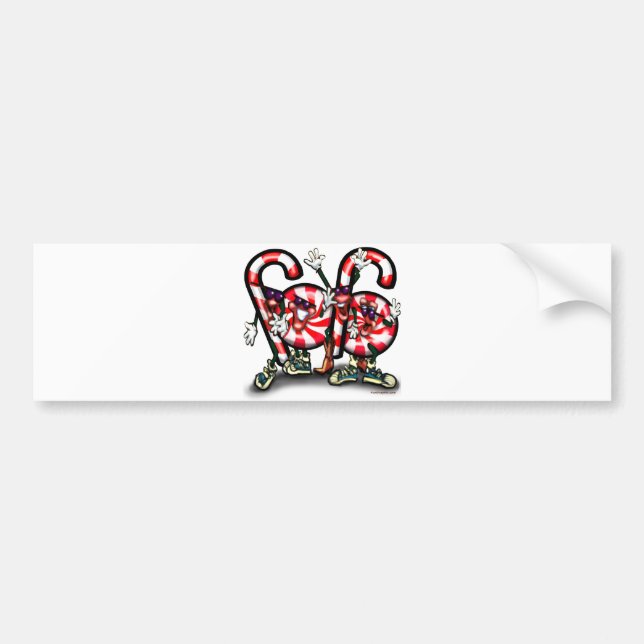 Candy cane Gang Bildekal (Framsidan)