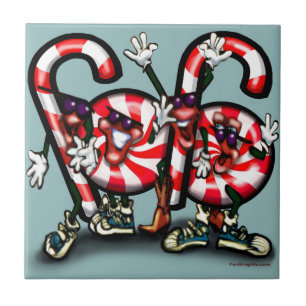 Candy cane Gang Kakelplatta