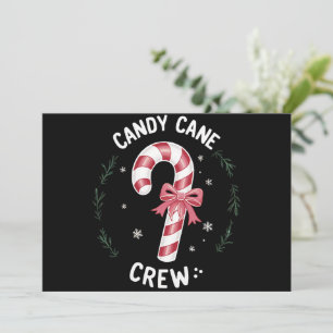 Candy Cane-gänget Roligt julgodis älskare Xmas Julkort