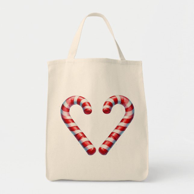 candy cane hart tygkasse (Framsidan)