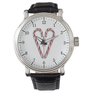 Candy cane Heart Armbandsur