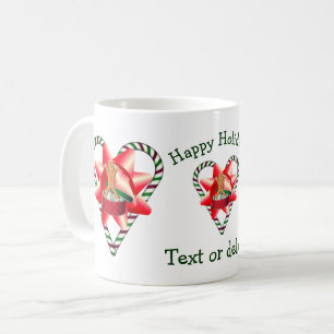 Candy cane Heart-Helgdag Personlig Kaffemugg