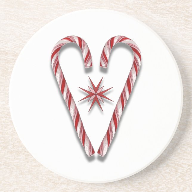 Candy cane Heart Underlägg (Framsidan)