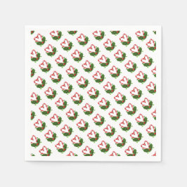 Candy cane Hearts Festive Helgdag jul Kärlek Pappersservett