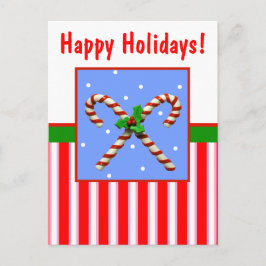 Candy cane helg vykort