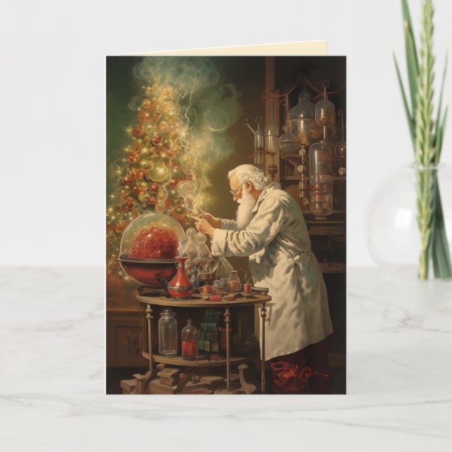 Candy cane historia helgkort (Framsida)