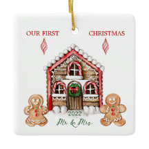 Candy cane House Gingerbröd Foljul