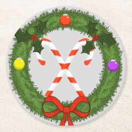 Candy cane i Helgdag för andning Underlägg