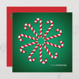 Candy cane inbjudningar