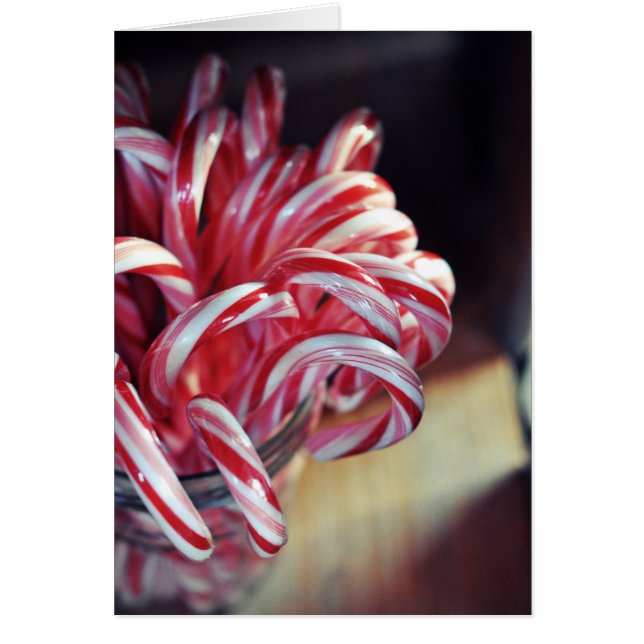 Candy cane, Jingle Klockor, Helgdag, julgodis OBS Kort (Framsidan)