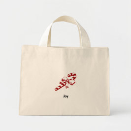 Candy cane Joy Mini Tygkasse