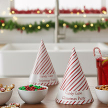 Candy cane jul Helgdag Pappra Party Hat