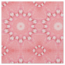 Candy cane jul Kaleidoscope Mönster Fabric