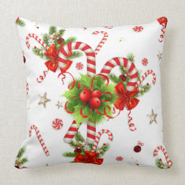 Candy Cane Jul Kudde
