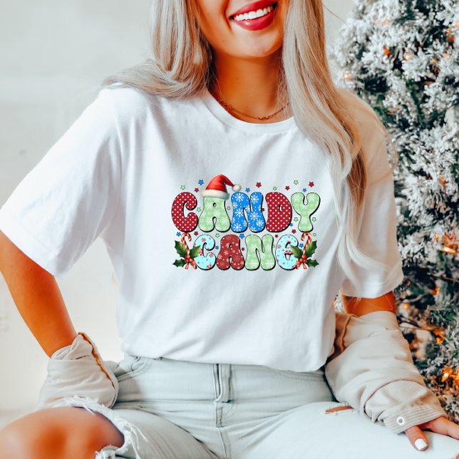 Candy cane Jul Kvinnor i T-Shirt (Skapare uppladdad)