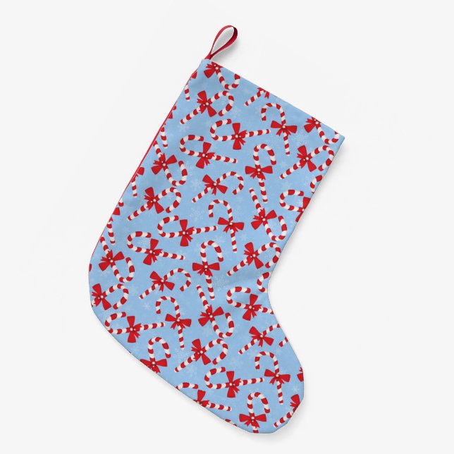 Candy cane jul liten julstrumpa (Framsidan (Hängande))