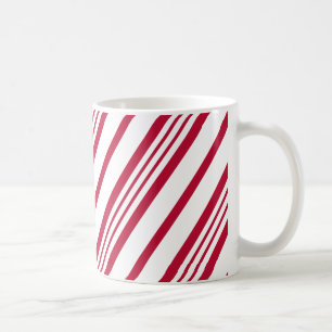 Candy cane jul rand kaffemugg