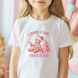 Candy cane jul t shirt