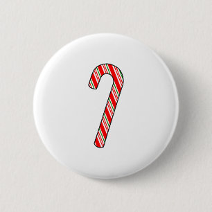 Candy cane jul Teckning Knapp