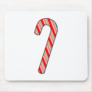 Candy cane jul Teckning Musmatta