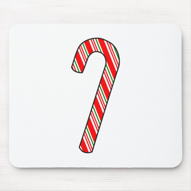 Candy cane jul Teckning Musmatta (Framsidan)