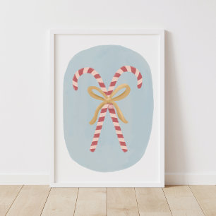 Candy cane-juldekretet Poster