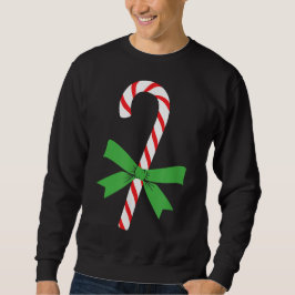 Candy cane-julen Julafton Helgdag Lång Ärmad Tröja